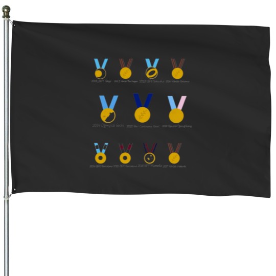Discover Yuzuru Hanyu Medal Collection 4686 House Flags