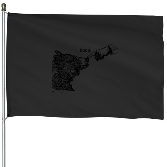 Discover boop bear bear House Flags