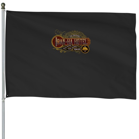 Discover IdanHa Hotel Soda Springs Idaho House Flags