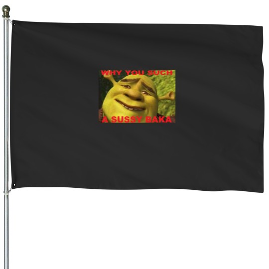 Discover Why you such a sussy baka House Flags