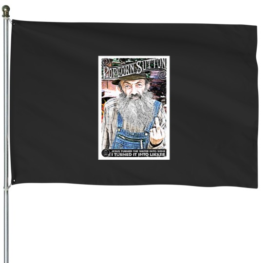 Discover Moonshine Popcorn Sutton Sss Gift For Fans For Men and Women Essential House Flags
