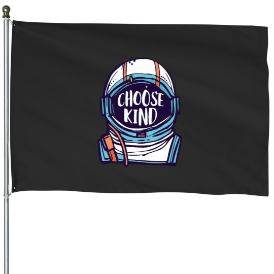 Discover Choose Kind Wonder Classic House Flags