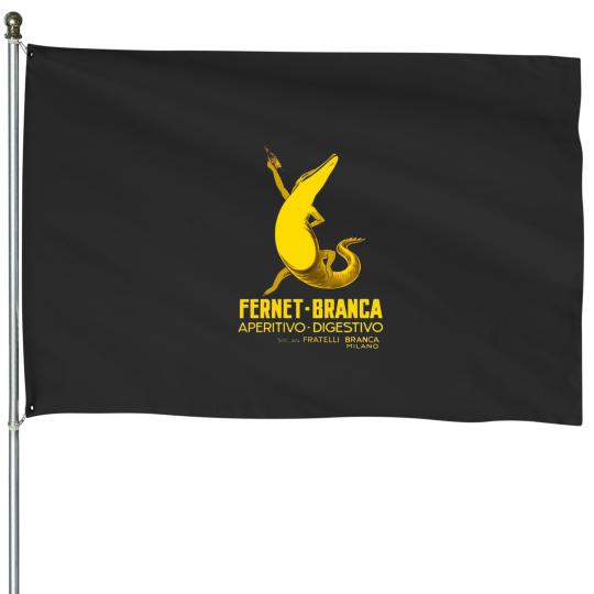 Discover Fernet Branca Logo House Flags