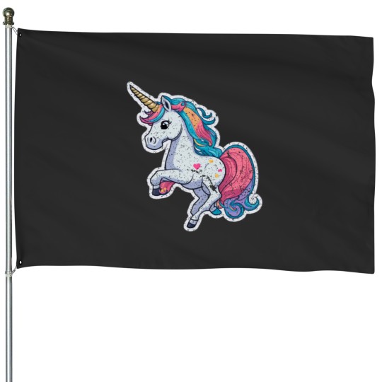 Discover Unicorse 25 House Flags