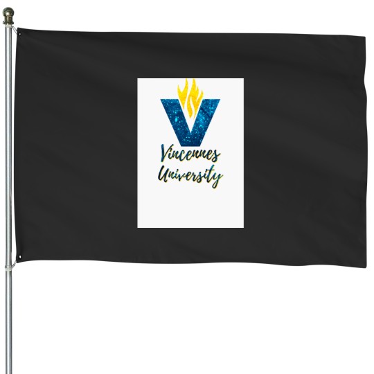 Discover Glitter Vincennes University 1 House Flags