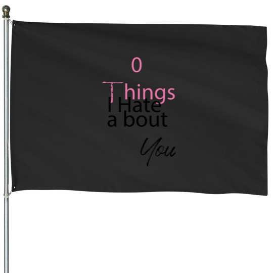 Discover Zero Hate- Spread Love and Positivity House Flags