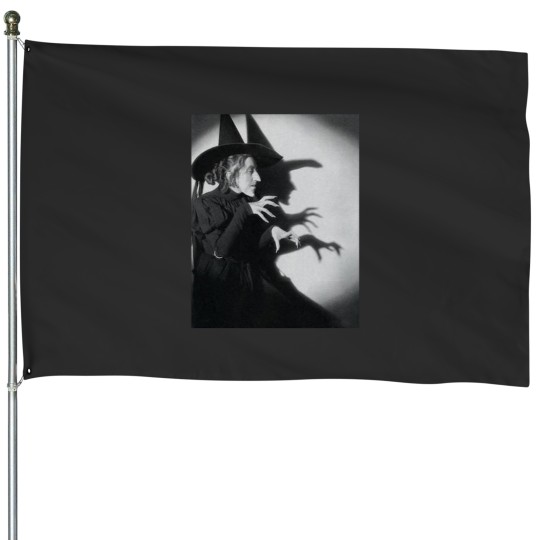 Discover Witch Shadow House Flag Oz Wizard
