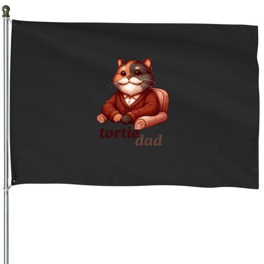 Discover tortie dad(1)tortie dad(1)tortie dad(1) House Flags