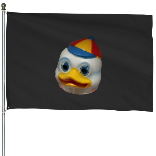 Discover Crystal mixed ceramic exoskeleton girl House Flags