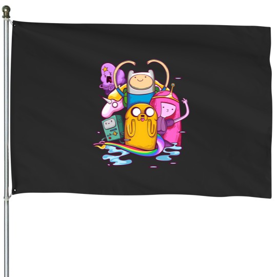 Discover adventure time House Flags