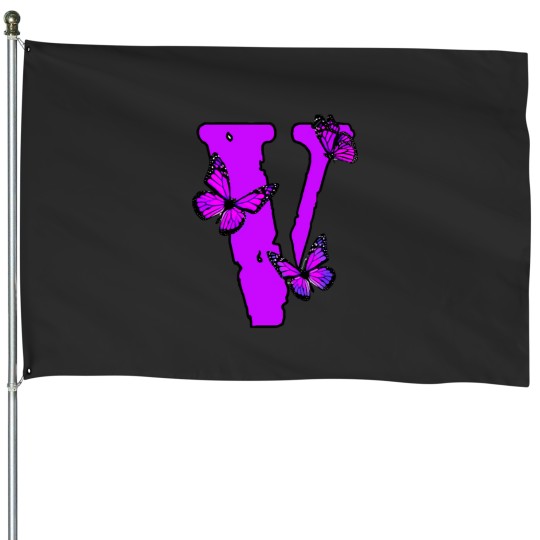 Discover purple v House Flags