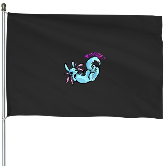 Discover Rivulet Rain World House Flags