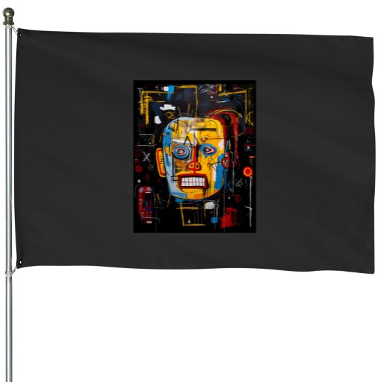 Discover Screaming Man 2 House Flags