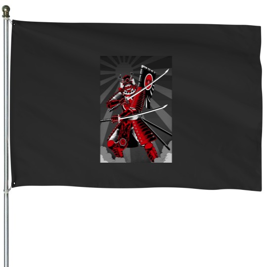 Discover Bushido Graphic House Flags
