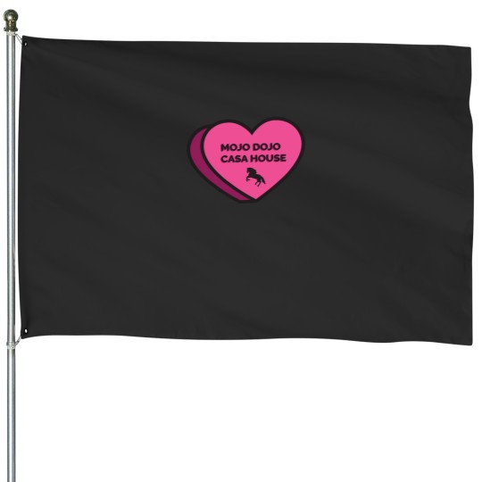 Discover Mojo Dojo Casa House Candy Heart House Flags