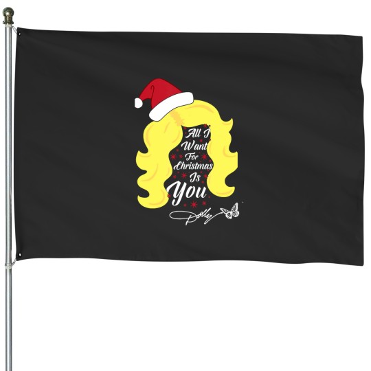 Discover DollyParton Chis House Flags