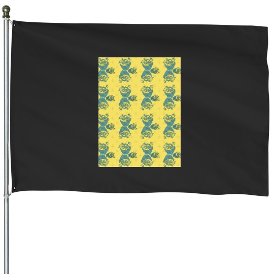 Discover YELLOW WONDERS Graphic House Flags
