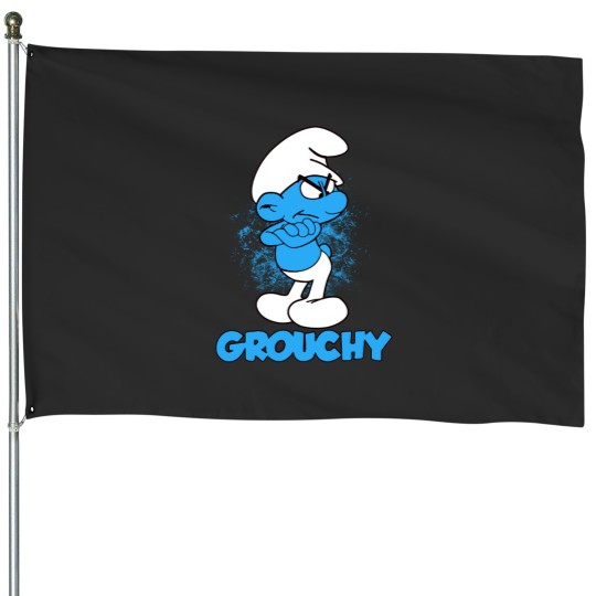 Discover Grouchy Smurf - Grouchy - House Flags