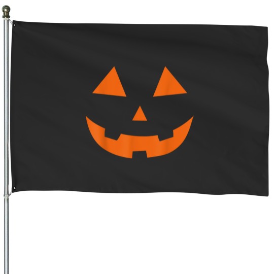 Discover Jack o Lantern pumpkin face easy halloween costume T-Shirt House Flags