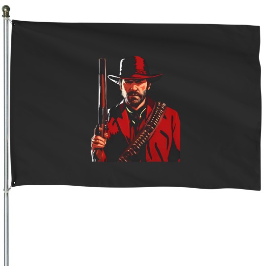 Discover Red Dead Redemption Arthur Morgan House Flags