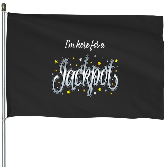 Discover Slot Machine Jackpot Casino Gambling House Flags