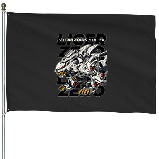 Discover Zoids Liger Zero Fan Art 2828 House Flags