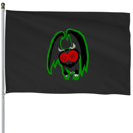 Discover Mothman flying House Flags