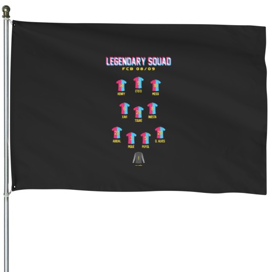 Discover FC Barcelonass Legendary 0809 Squad House Flags
