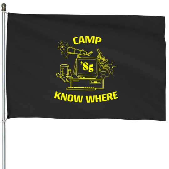 Discover Netflix Stranger Thingsss Camp Know Where 85 Logo House Flags
