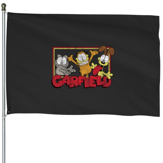 Discover garfield odie garfield nermal group House Flags