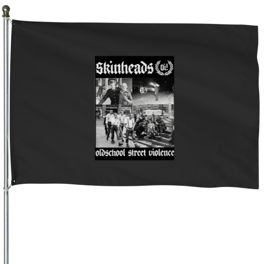 Discover Skinhed oi House Flags