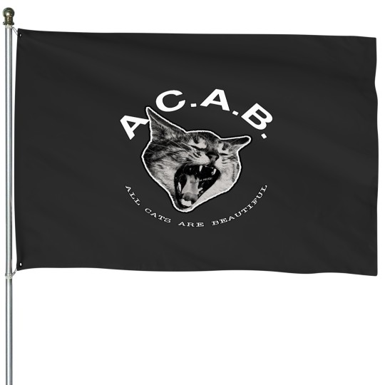 Discover ACAB All Cats Are Beautiful House Flags