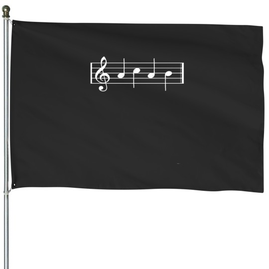 Discover ACAB In Musical Notes House Flags