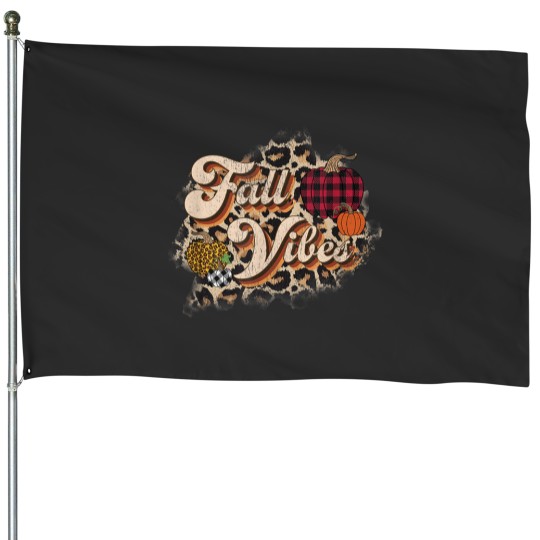 Discover Fall Vibes  Cute Fall Autumn House Flags
