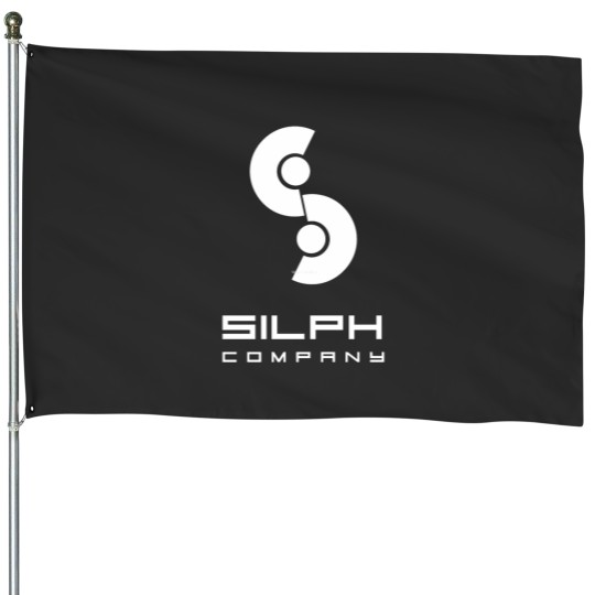 Discover Silph Co. Logo (in White) House Flags