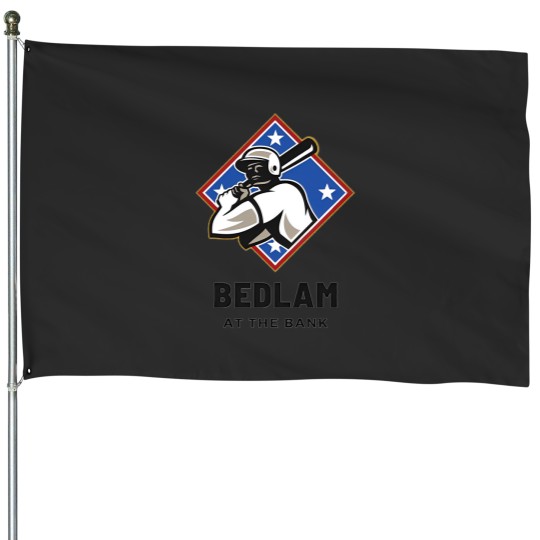 Discover Bedlam at the banck 8 House Flags