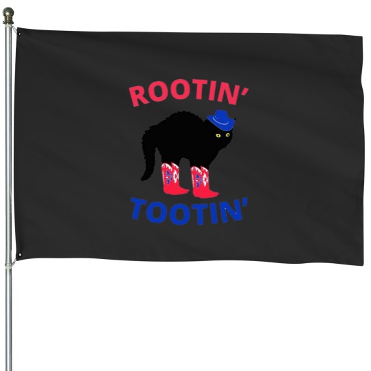 Discover Rotin Totin Cat House Flags