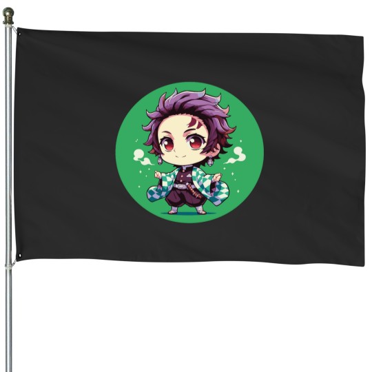 Discover Chibi tanjiror House Flags