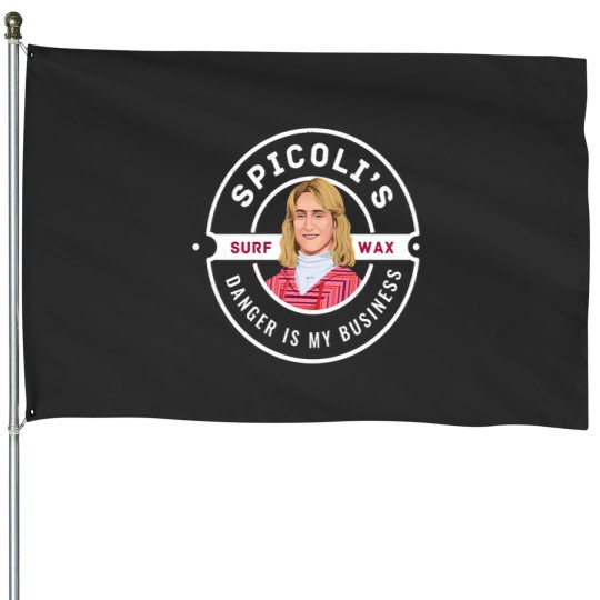 Discover Spicolis Surf Wax Danger is my business Vintagess logo Essential House Flags