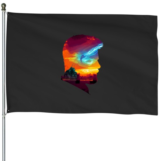 Discover I Am Coming House Flags