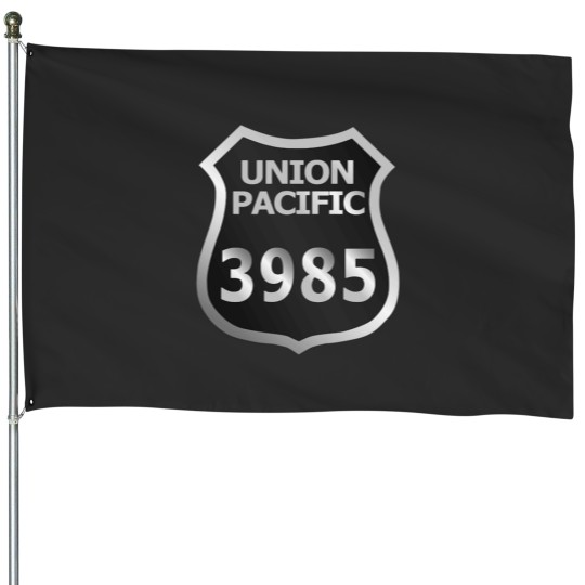Discover Union Pacific Challenger 3985 Shield House Flags