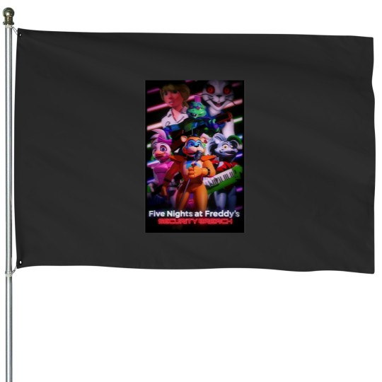 Discover five nights at freddys security breach House Flags
