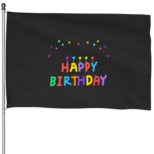 Discover Happy birthday to you! House Flags