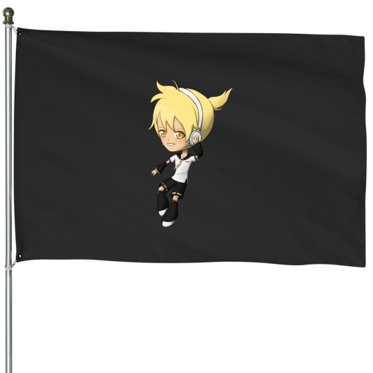 Discover Kagamine Len chibi House Flags
