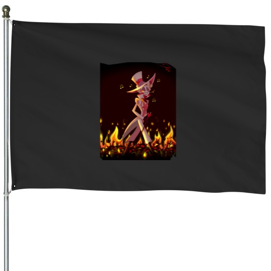 Discover Hazbin Hotelss lucifer House Flags