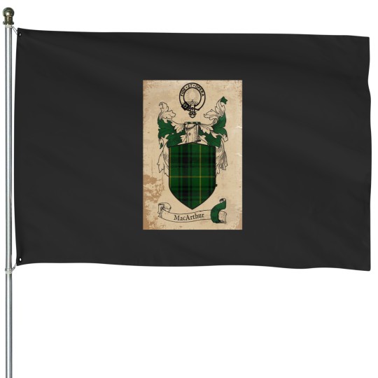 Discover Clan MacArthur Premium Scoop House Flags