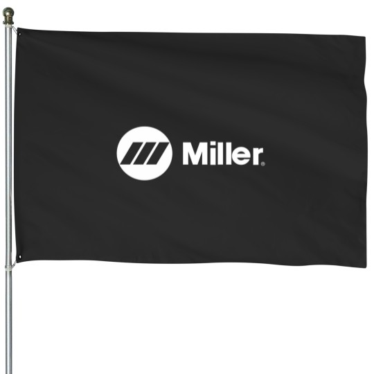 Discover Millerr Welding Equipment White Logo House Flags