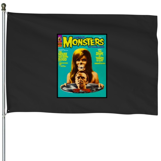 Discover A GREAT Vintagess MAGAZINE COVER FAMOUS MONSTERS OF FILMLAND 86 House Flags