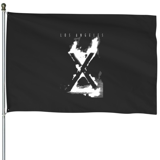 Discover X los angeles t shirt Essential House Flags