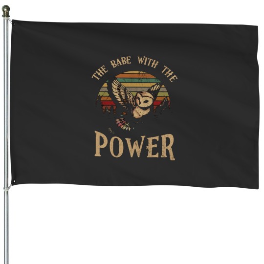 Discover For Mens Womens David Bowiess The Babe With the Power Essential House Flags